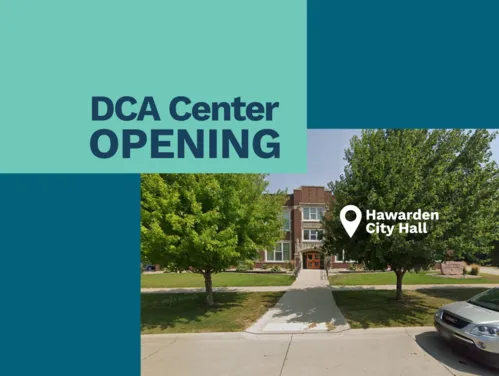 DCA Center Opening. Hawarden City Hall.