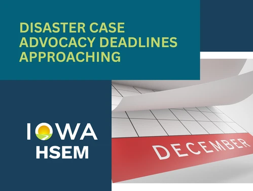 image of a December calendar page and HSEM logo