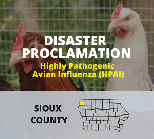 Disaster Proclamation Extension - Sioux County