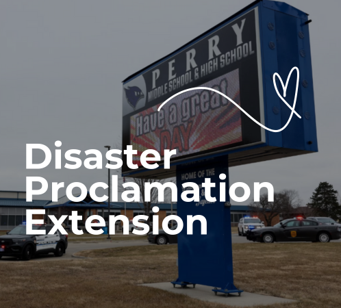 Perry School Disaster Proclamation Extension